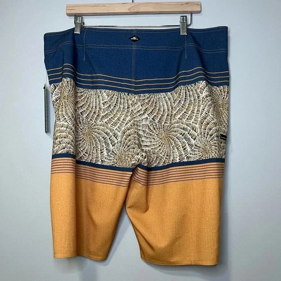 Oneill HyperFreak Nautilus S-Seam Trunks  Mens Navy Gold - Picture 10 of 14